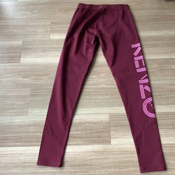 COPY - Kenzo Paris burgundy size small yoga pants leggings - Picture 4 of 11